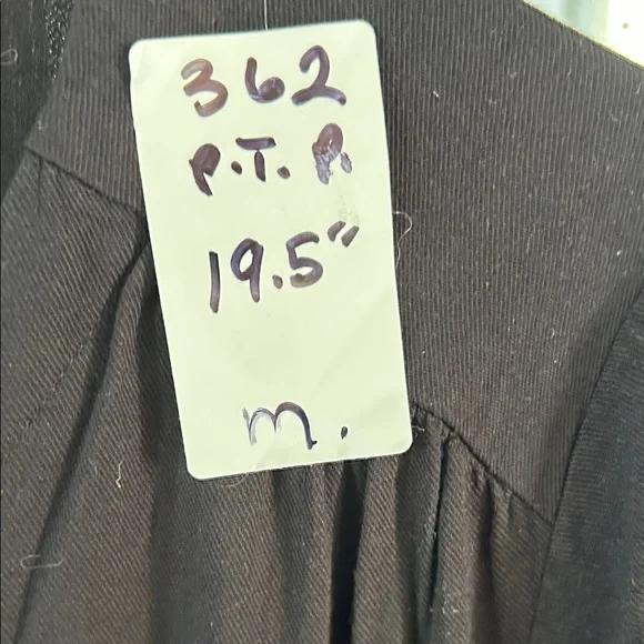 362.    (Rack) Black Midi Dress - Picture 3 of 6